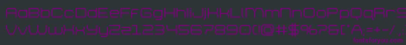 brettonsemibold Font – Purple Fonts on Black Background