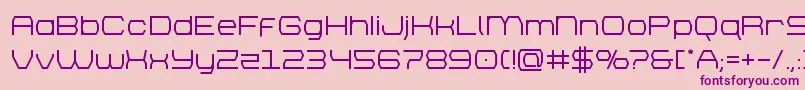 brettonsemibold Font – Purple Fonts on Pink Background