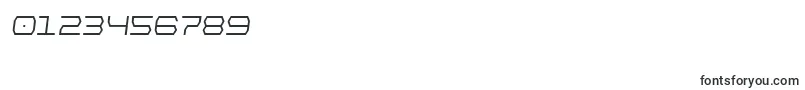 brettonsemiboldsemital Font – Fonts for Numbers and Digits