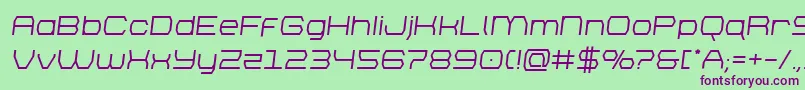 More about brettonsemiboldsemital Font brettonsemiboldsemital Font – Purple Fonts on Green Background