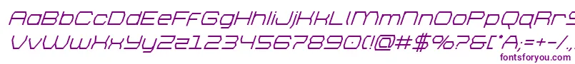 brettonsemiboldsuperital Font – Purple Fonts