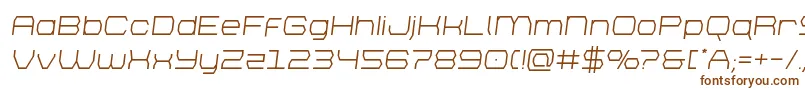 brettonsemital Font – Brown Fonts on White Background