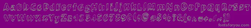 More about Brewski Font Brewski Font – Gray Fonts on Purple Background