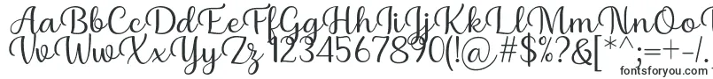 Czcionka Briany Font Regular by Andrian 7NTypes – czcionki pisane