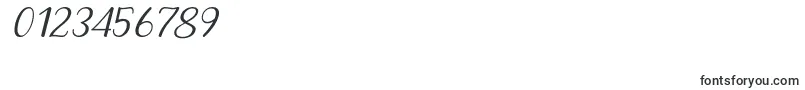 Briany Font Regular Italic by Andrian 7NTypes Font – Fonts for Numbers and Digits