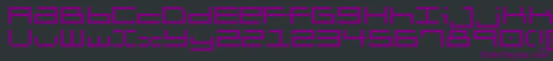 Шрифт Brickle – фиолетовые шрифты на чёрном фоне