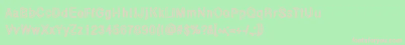 BrickRoads Font – Pink Fonts on Green Background