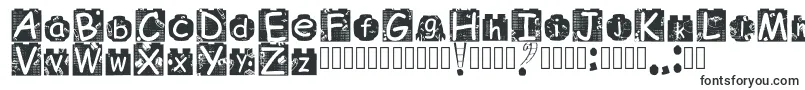 BrickyolFont Regular-fontti – karkeat fontit
