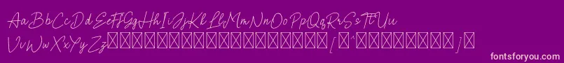 More about Brielle Font Brielle Font – Pink Fonts on Purple Background