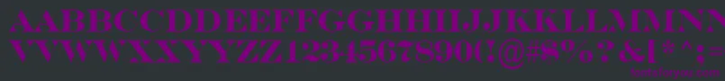 Подробнее о шрифте ASerifertitulBold Шрифт ASerifertitulBold – фиолетовые шрифты на чёрном фоне