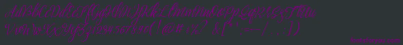 fuente brightside typeface free demo – Fuentes Moradas Sobre Fondo Negro