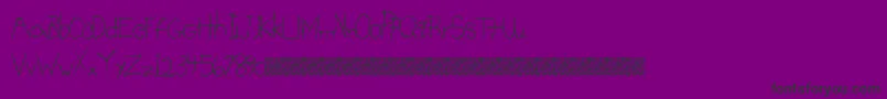 BrightSigns Font – Black Fonts on Purple Background