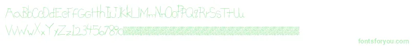 BrightSigns Font – Green Fonts on White Background