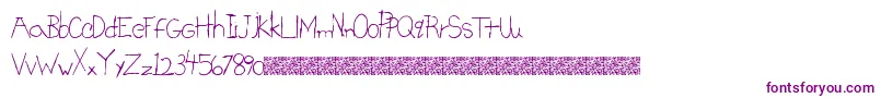 BrightSigns Font – Purple Fonts on White Background