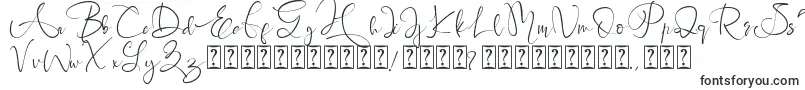 Шрифт Brigitta – каллиграфические шрифты