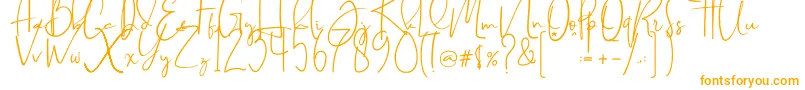 Brilliant signature  regular Font – Orange Fonts