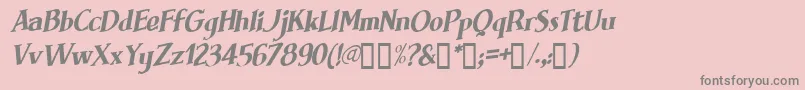 BRIMFI   Font – Gray Fonts on Pink Background