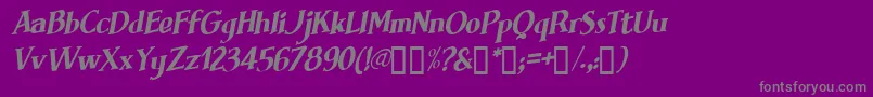 BRIMFI   Font – Gray Fonts on Purple Background