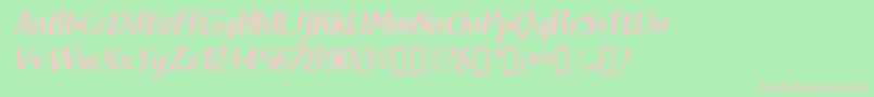 BRIMFI   Font – Pink Fonts on Green Background