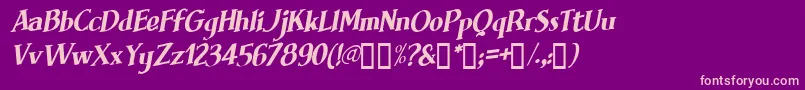 BRIMFI   Font – Pink Fonts on Purple Background