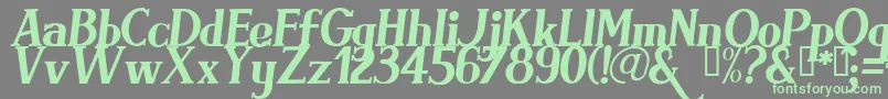 More about BRIMI Font BRIMI Font – Green Fonts on Gray Background