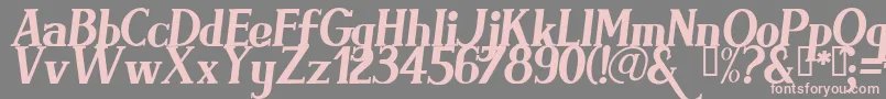 BRIMI    Font – Pink Fonts on Gray Background