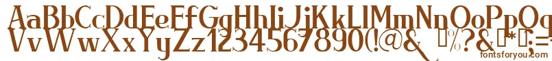 BRIML    Font – Brown Fonts on White Background