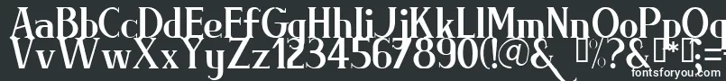 フォントBRIML    – 黒い背景に白い文字