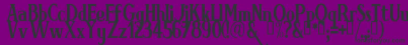 BRIMN    Font – Black Fonts on Purple Background