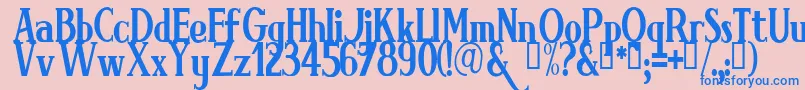 More about BRIMN Font BRIMN Font – Blue Fonts on Pink Background