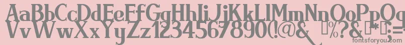 BRIMRG   Font – Gray Fonts on Pink Background