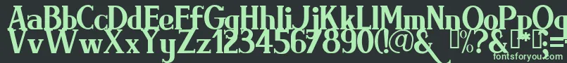 BRIMRG   Font – Green Fonts on Black Background