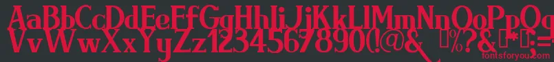 BRIMRG   Font – Red Fonts on Black Background