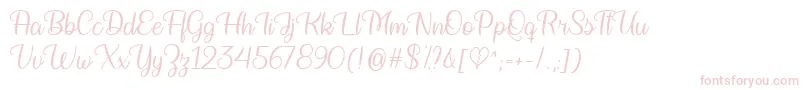 Bringing on the Heartbreak   Font – Pink Fonts