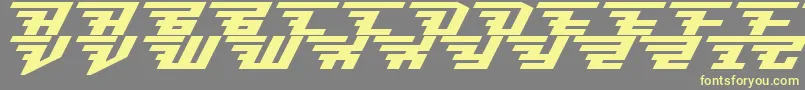 Шрифт brisk italic – жёлтые шрифты на сером фоне