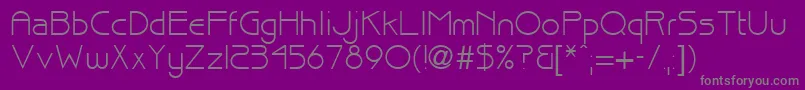 brisk Font – Gray Fonts on Purple Background