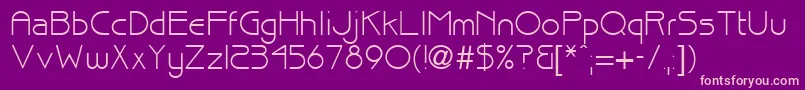 brisk Font – Pink Fonts on Purple Background