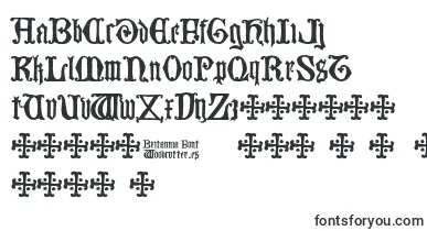 Britannia font – medieval Fonts