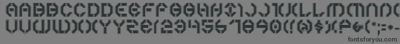 Year3000Pro Font – Black Fonts on Gray Background