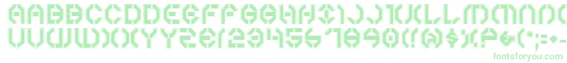 Year3000Pro Font – Green Fonts on White Background
