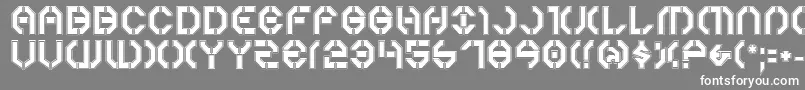 Year3000Pro Font – White Fonts on Gray Background