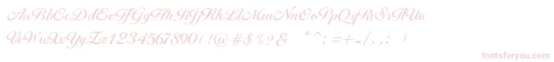 Brithney-Schriftart – Rosa Schriften