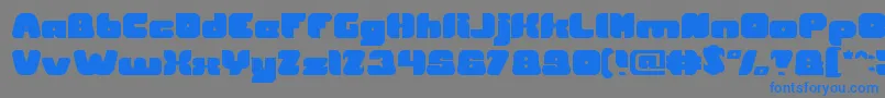Подробнее о шрифте British Pop Music Шрифт British Pop Music – синие шрифты на сером фоне