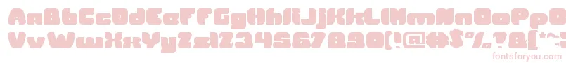 British Pop Music Font – Pink Fonts on White Background