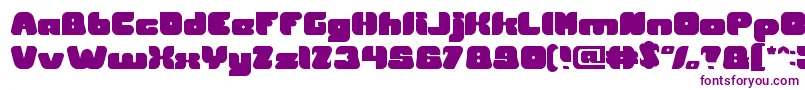 British Pop Music Font – Purple Fonts on White Background