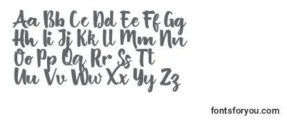 British Script Font