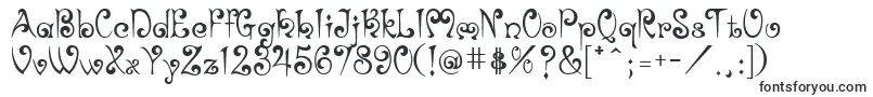 Шрифт Brittany – фигурные шрифты