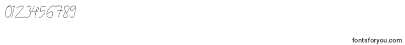 Brittney Signature Font – Fonts for Numbers and Digits
