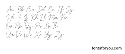 フォントBrittney Signature