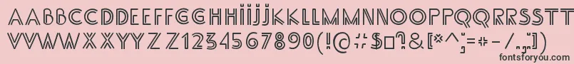 SsAdec2.0Main Font – Black Fonts on Pink Background